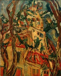 Ch. Soutine, Il Campanile di Saint-Piere a Céret